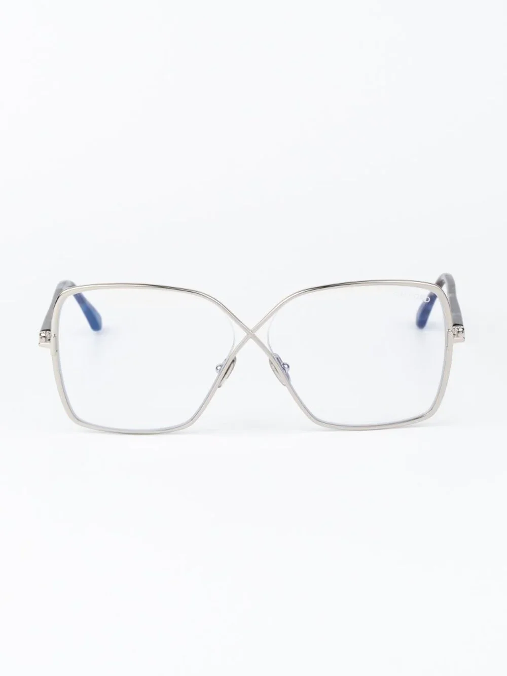 Tom Ford Women Eyeglasses Palladium Butterfly FT5841-B 016 NEW AUTHENTIC